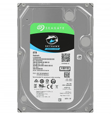 8 ТБ Жесткий диск Seagate SkyHawk [ST8000VX004] [SATA III, 6 Гбит/с, 7200 об/мин, кэш память - 256 М