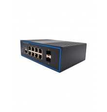 Коммутатор-PoE Industrial S2108GMF-P [8POE-100M 1LAN-1G 2SFP-1G 52V 2,3A] управляемый