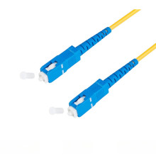 Оптический патчкорд SC/UPC-SC/UPC 3мм 9/125 SM SX LSZH 1м