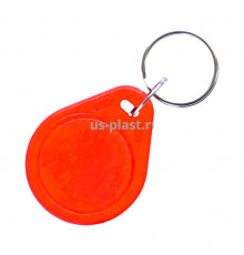 Метка бесконтактная Mifare брелок TIZION KEY MF1 круглый красный