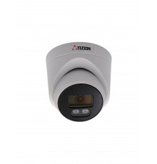 Видеокамера-IP TIZION-L HF810-MSH(2.8) купольная уличная с микрофоном LED+ИК MicroSD-слот